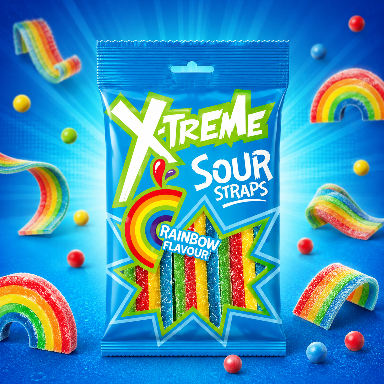 ChatGPT Image Jun 11, 2026, 02_20_53 PM Xtreme Sour Straps Rainbow 160g - Image 1