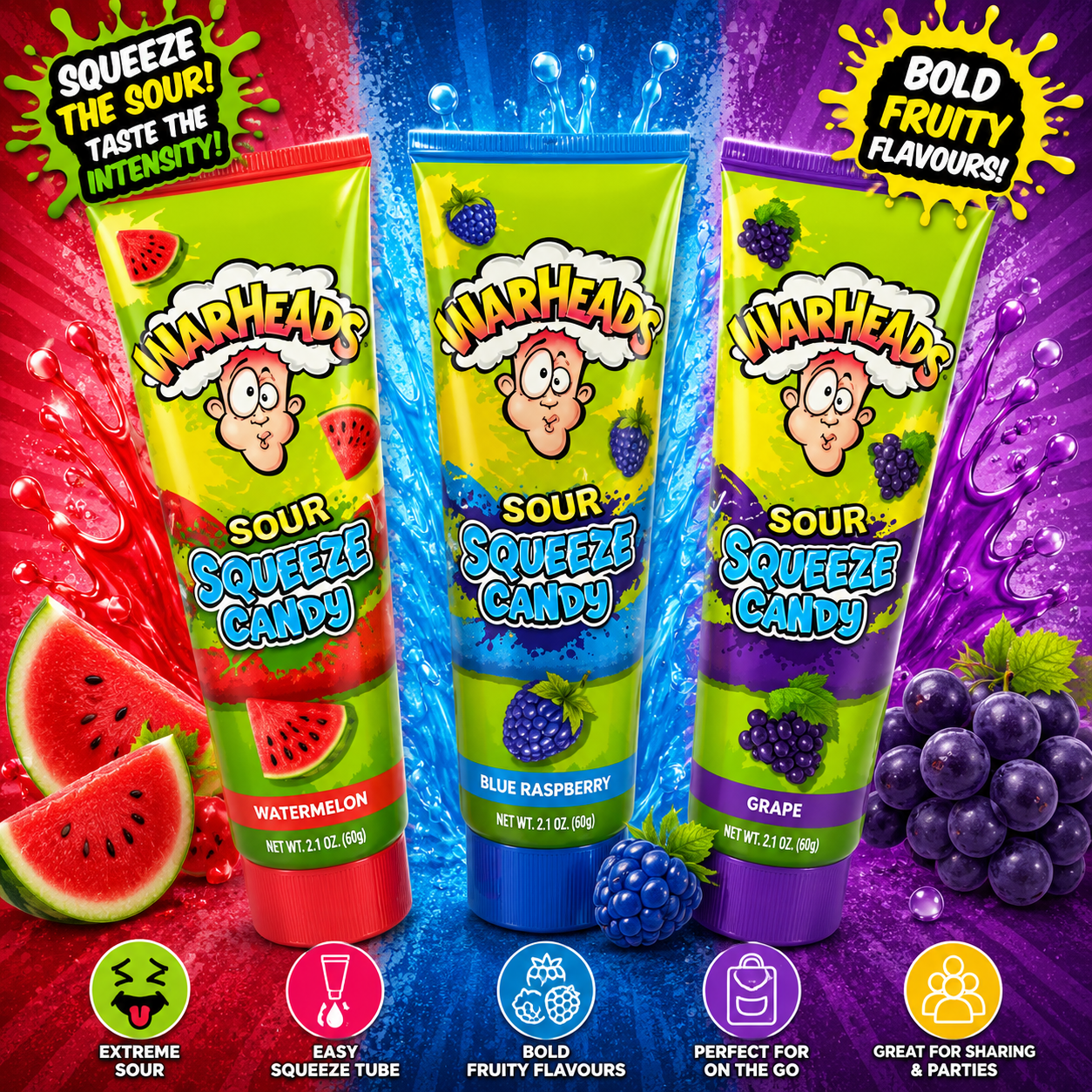 ChatGPT Image Jun 11, 2026, 02_40_04 PM Warheads Sour Squeeze Candy 120g - Image 1