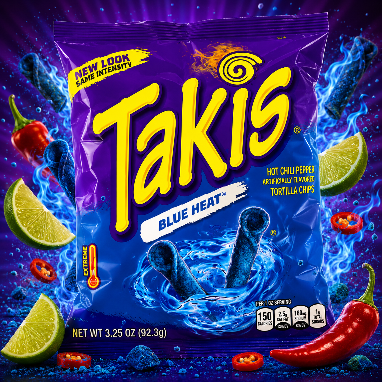 ChatGPT Image Jun 11, 2026, 03_58_48 PM Takis Blue Heat 92.3g - Image 1