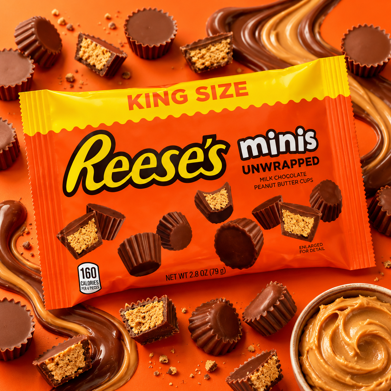 ChatGPT Image Jun 11, 2026, 04_49_39 PM Reese's Minis Unwrapped King Size Pack 70g - Image 1
