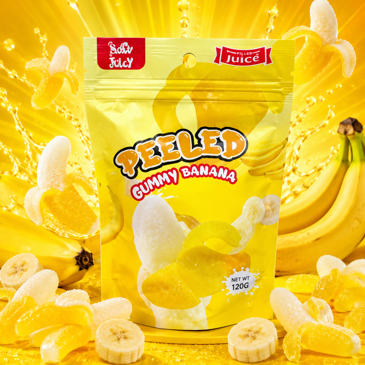 ChatGPT Image Jun 11, 2026, 05_11_27 PM Peeled Gummy Banana 120g - Image 1