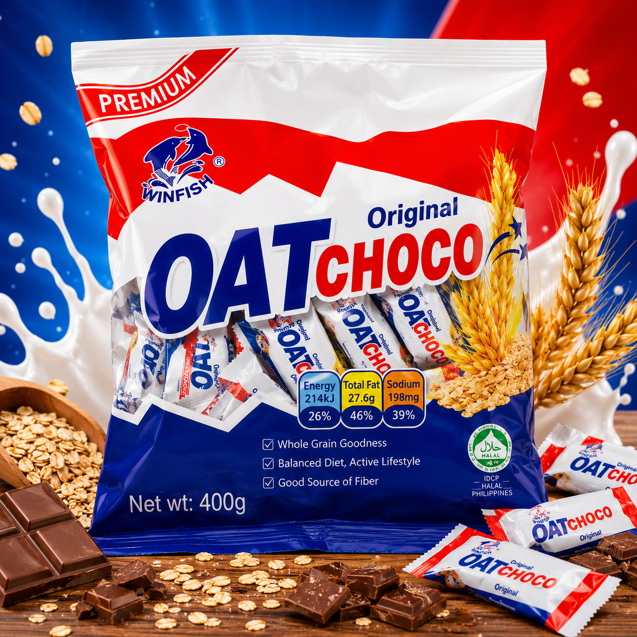 ChatGPT Image Jun 11, 2026, 05_23_07 PM(1) Oat Choco Original 400g - Image 1