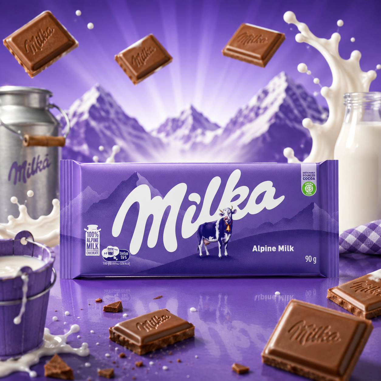 ChatGPT Image Jun 11, 2026, 11_08_01 PM Milka Alpine Milk 90g - Image 1