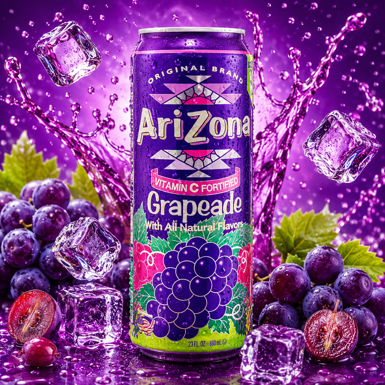 ChatGPT Image Jun 12, 2026, 09_14_22 PM Arizona Grapeade Fruit Juice 650mL - Image 1