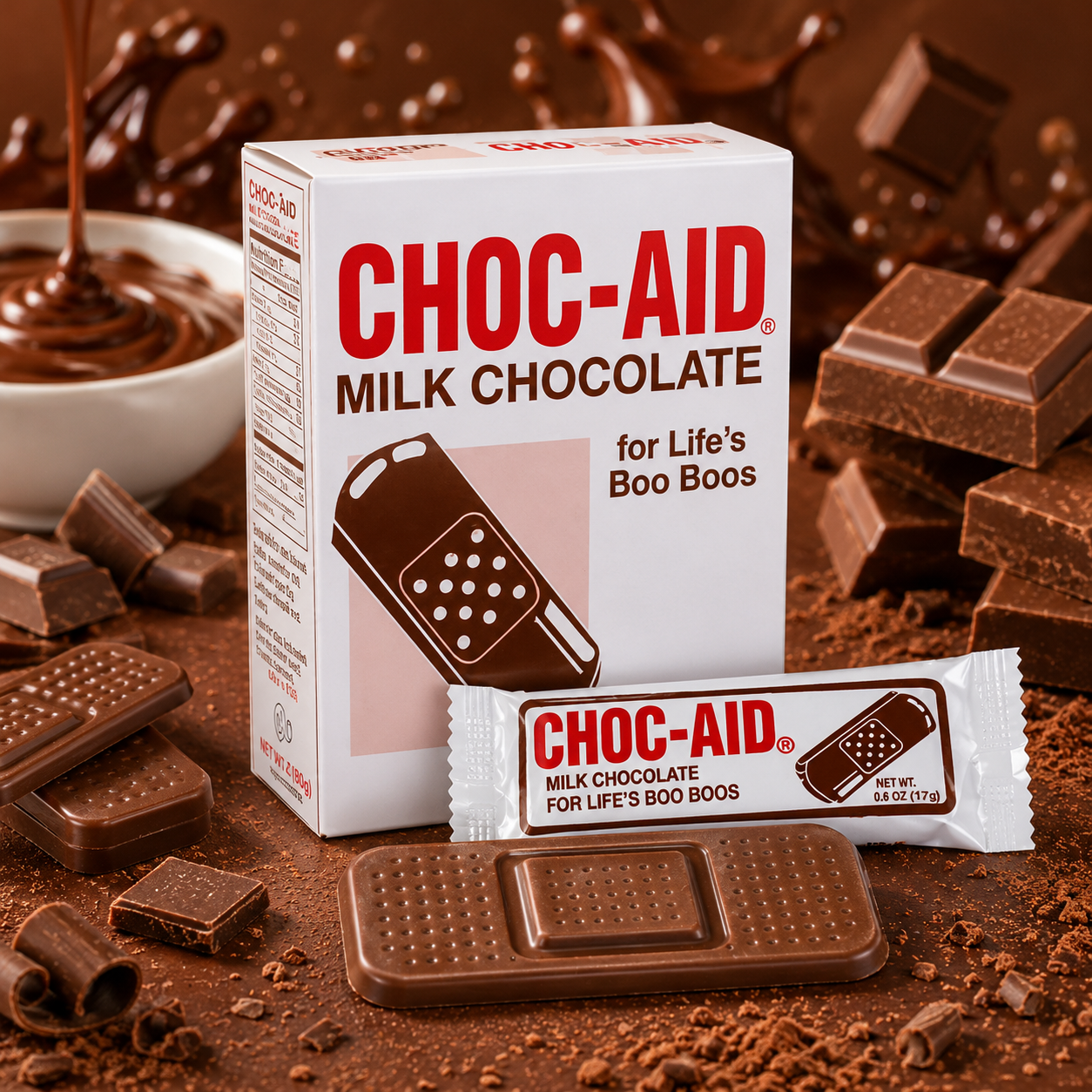 ChatGPT Image Jun 12, 2026, 10_12_59 PM Choc-Aid Milk Chocolate Bandaids 80G - Image 1