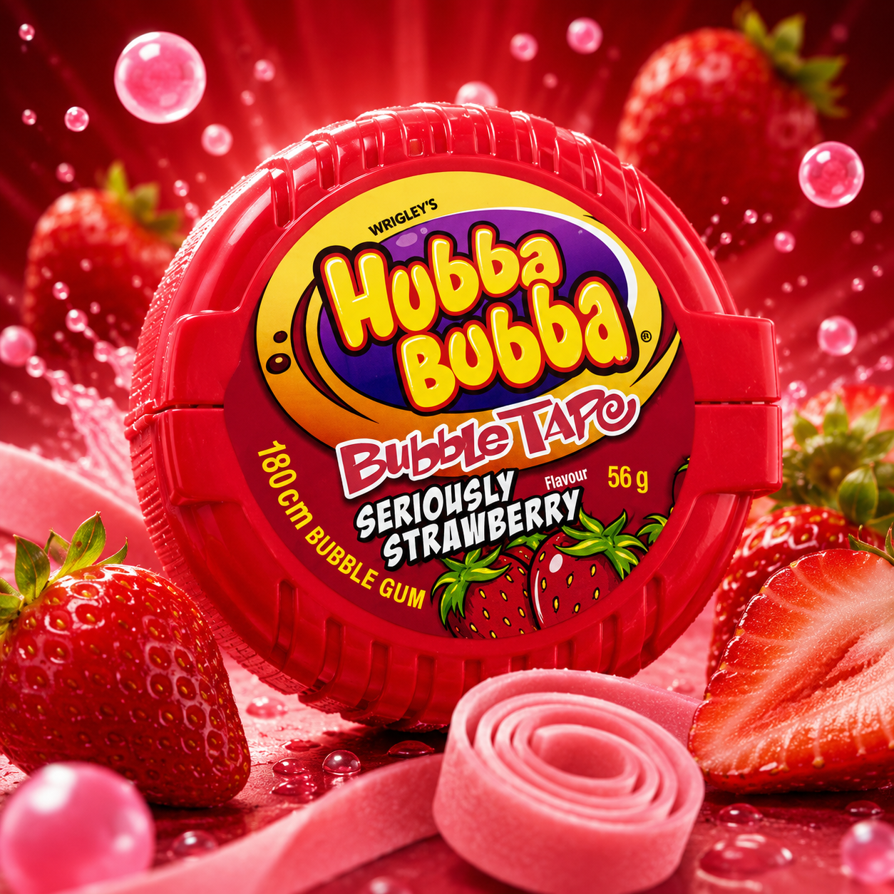 ChatGPT Image Jun 13, 2026, 03_50_13 PM Hubba Bubba Bubble Tape Strawberry 56g - Image 1