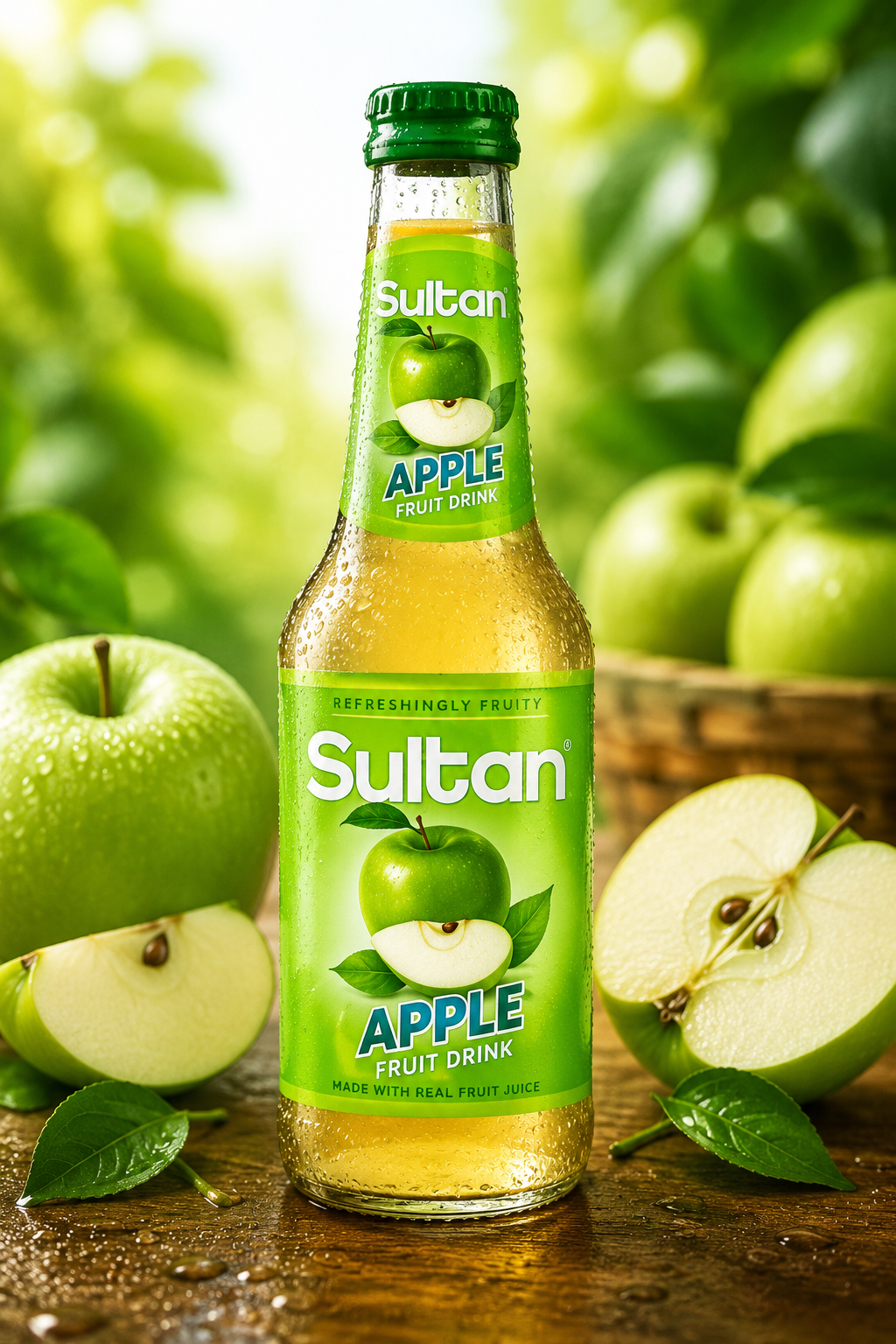 ChatGPT Image Jun 13, 2026, 09_49_13 PM Sultan Apple Sparkling Drink Glass Bottle 200ml - Image 1
