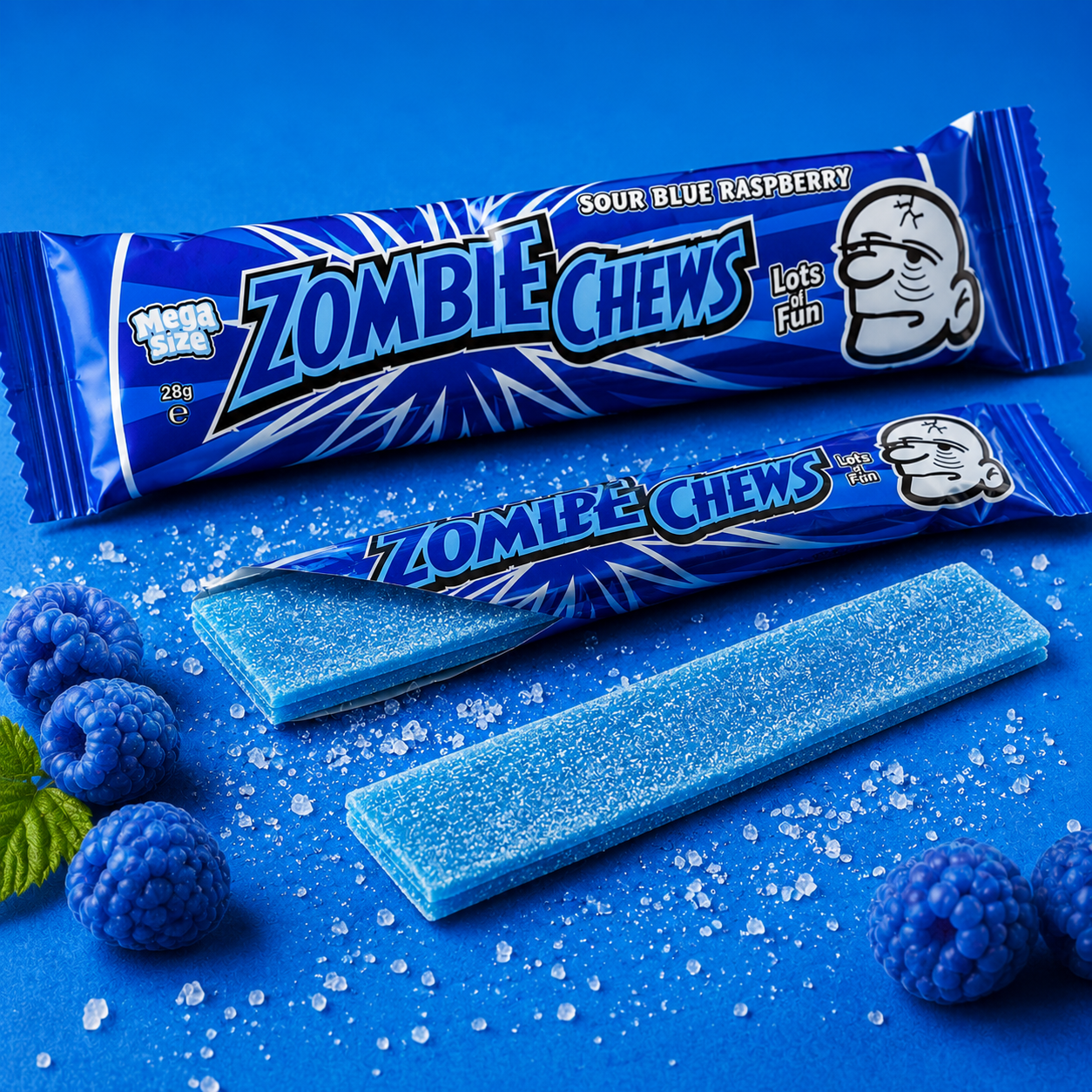 ChatGPT Image Jun 14, 2026, 01_47_55 PM Zombie Chews Sour Blue Raspberry 28g - Image 1