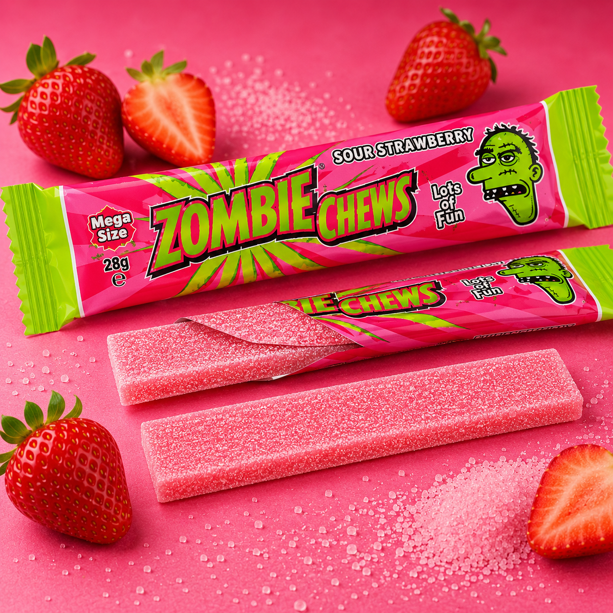 ChatGPT Image Jun 14, 2026, 02_04_55 PM Zombie Chews Sour Strawberry 28g - Image 1