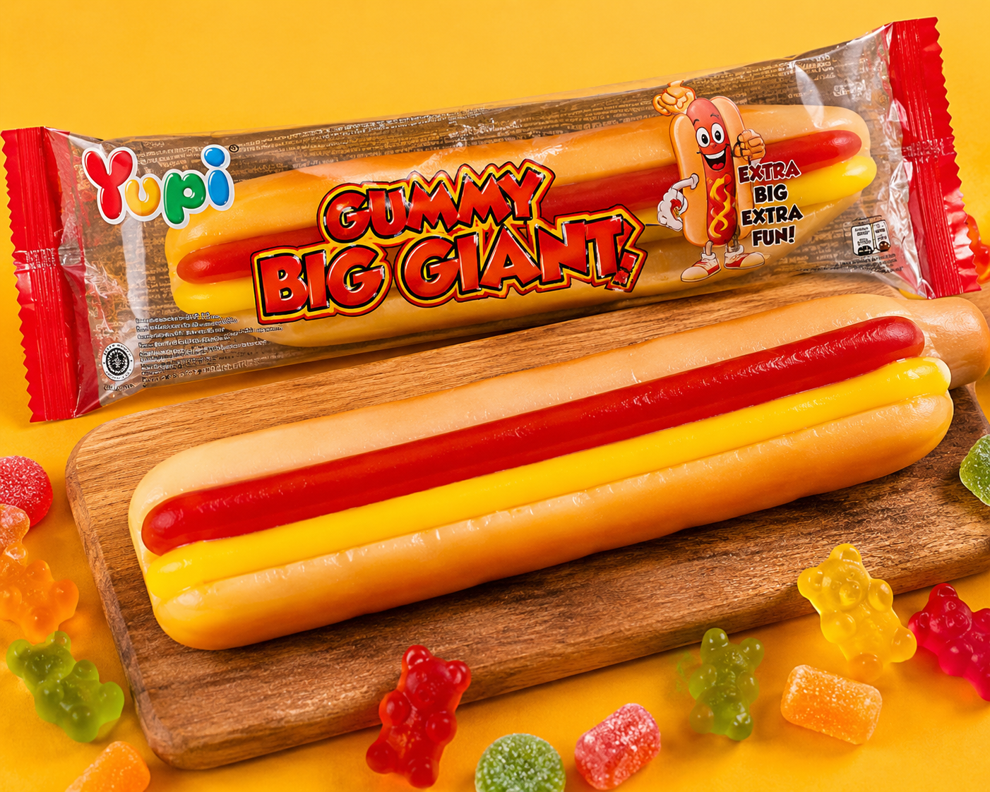 ChatGPT Image Jun 14, 2026, 02_16_20 PM Yupi Gummy Big Frank 28g - Image 1