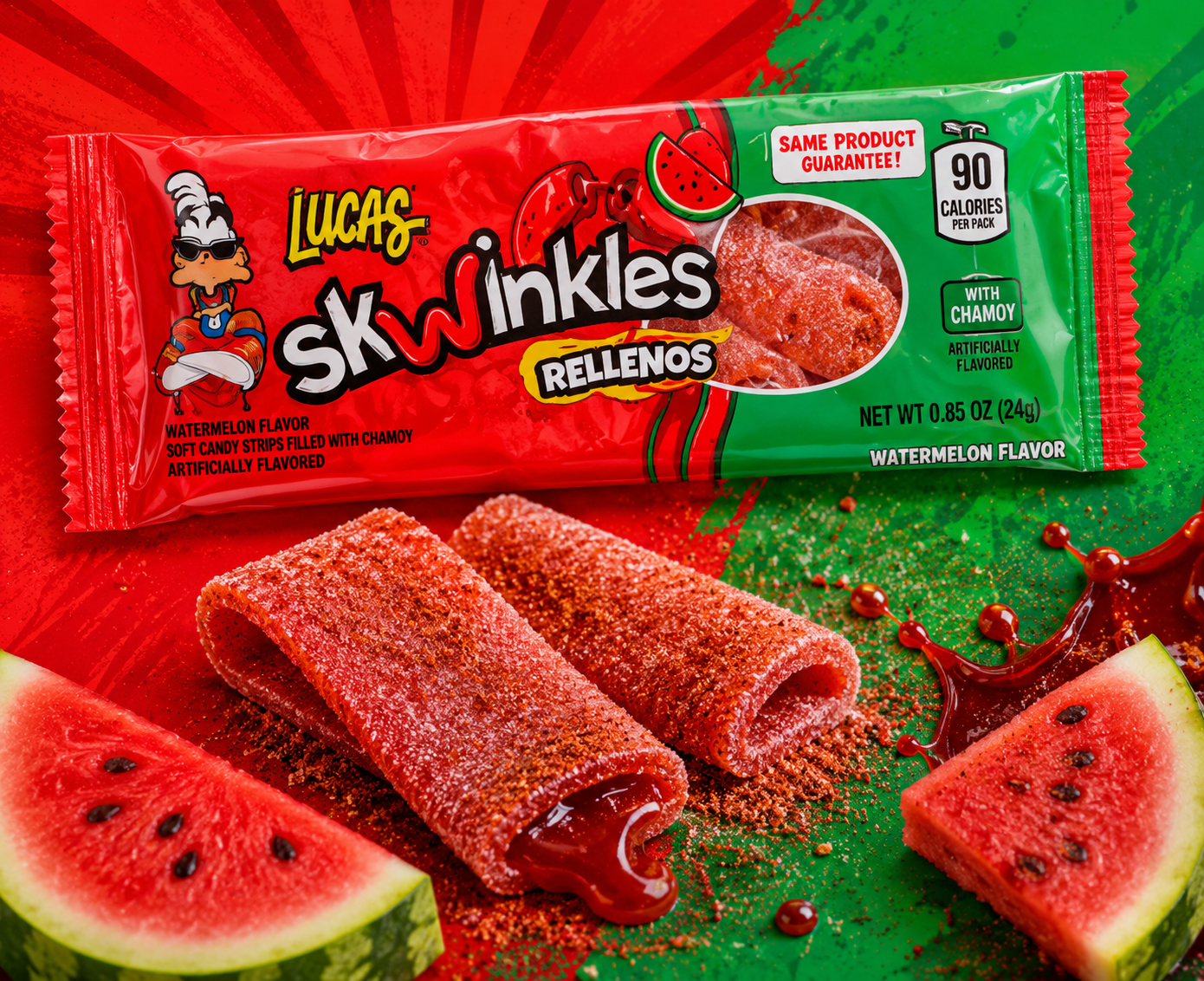 ChatGPT Image Jun 14, 2026, 03_20_28 PM Swinkles Rellenos Straws Watermelon Hot Candy 26G - Image 1