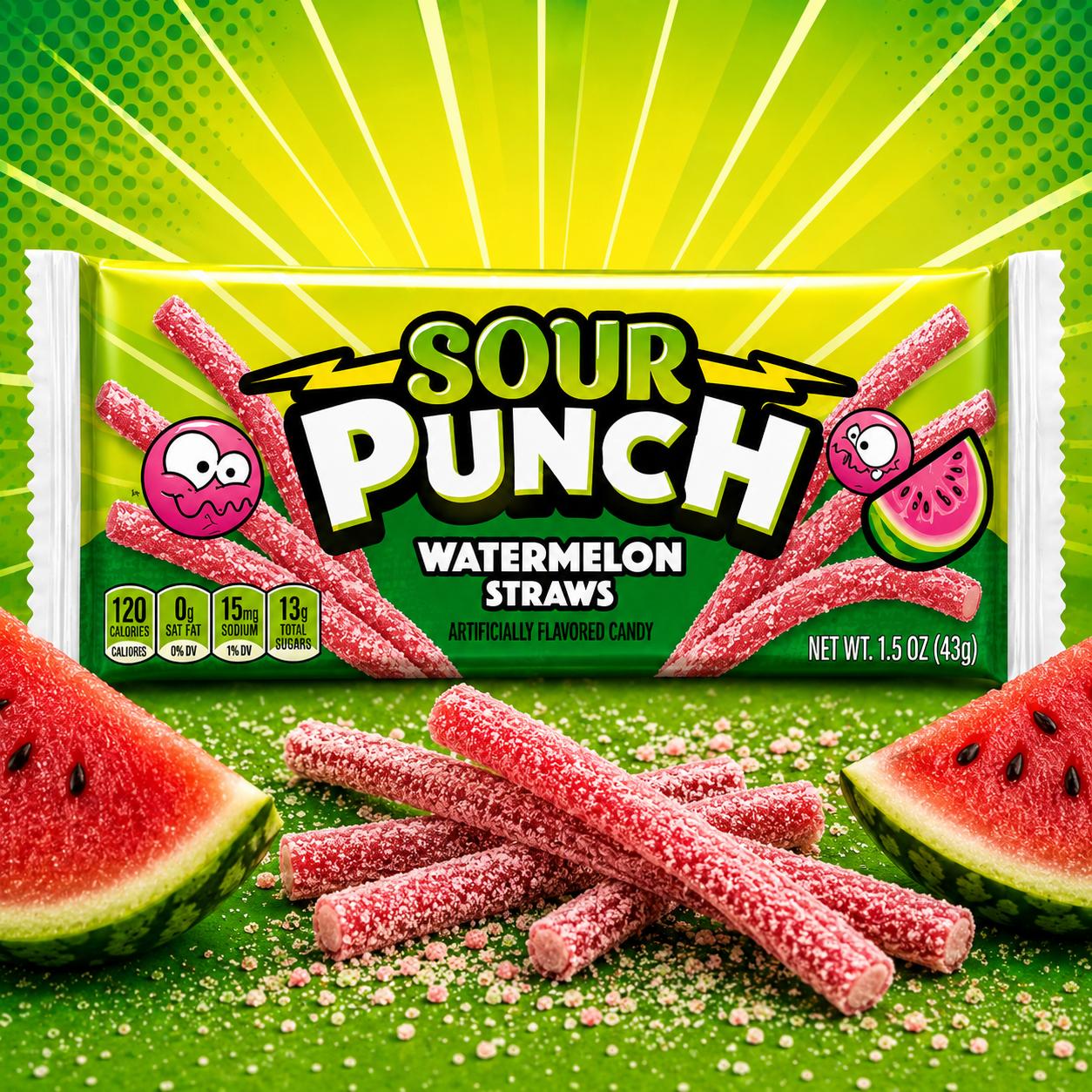 ChatGPT Image Jun 14, 2026, 03_43_16 PM Sour Punch Straws Watermelon 57g - Image 1