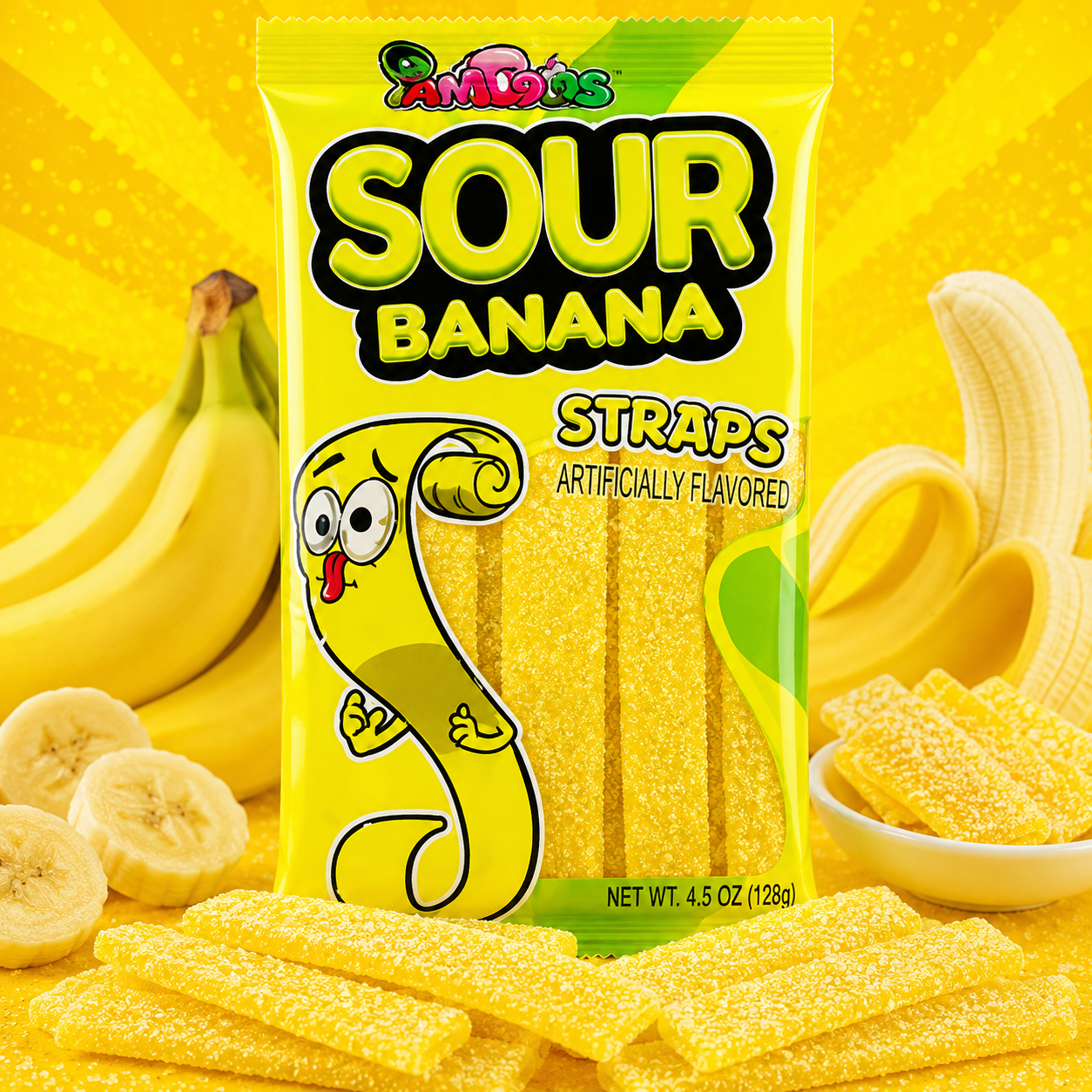 ChatGPT Image Jun 14, 2026, 05_00_05 PM Sour Banana Straps 160g - Image 1