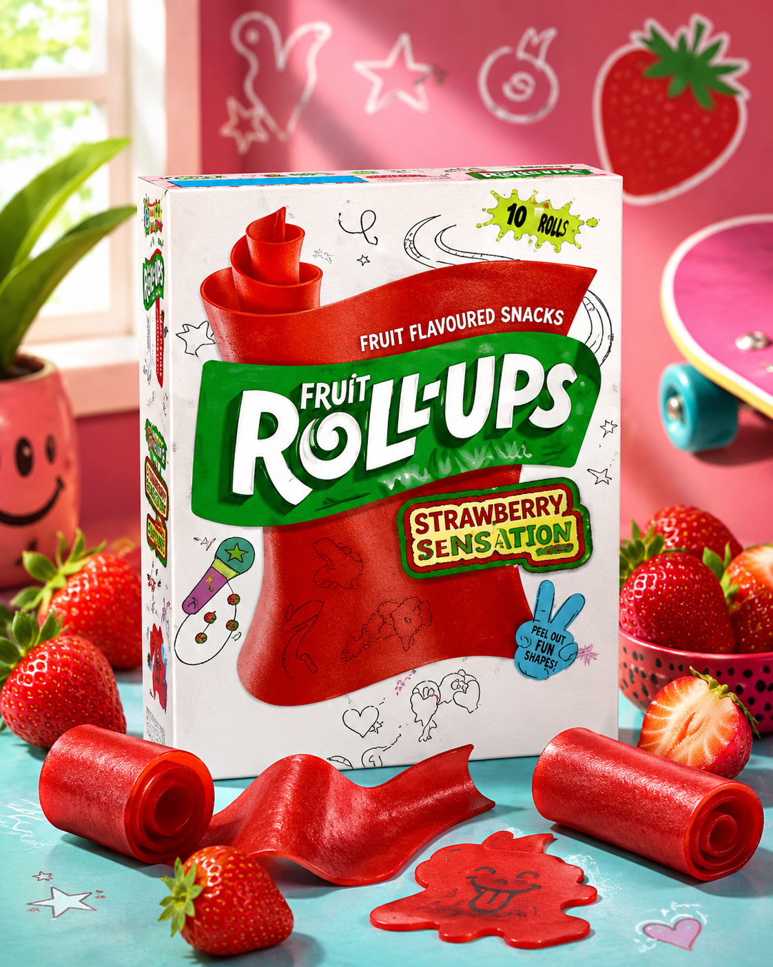 ChatGPT Image Jun 14, 2026, 07_31_52 PM Roll-Ups Strawberry 141g -10 Rolls - Image 1