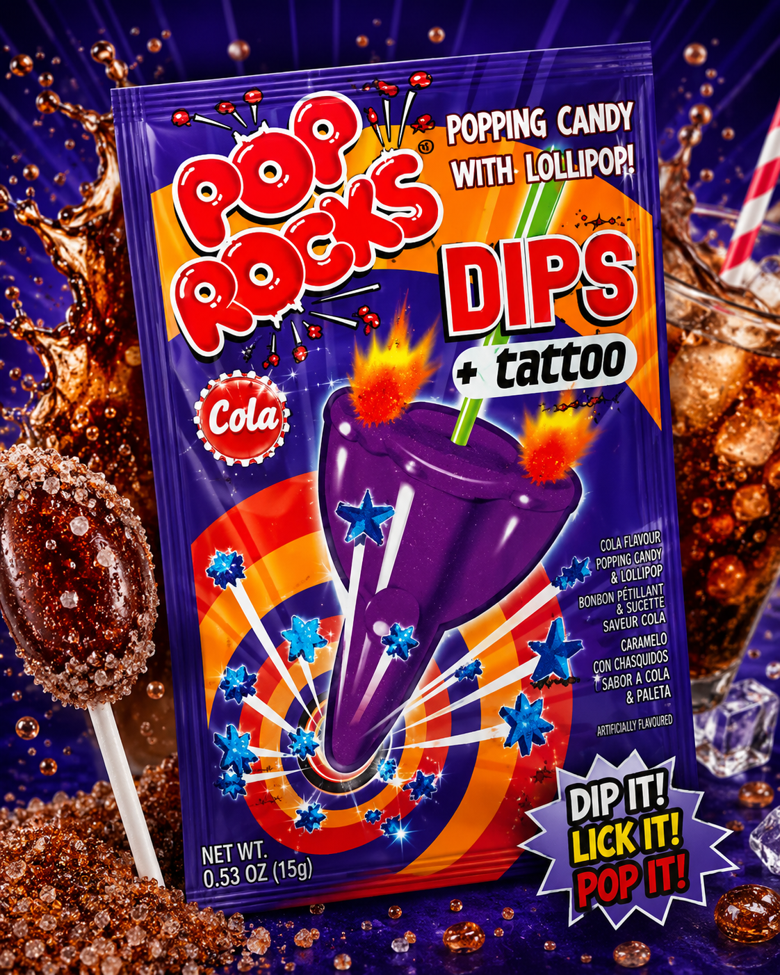 ChatGPT Image Jun 14, 2026, 09_31_43 PM Pop Rocks Popping Candy With LolliePop Cola Flavour - Image 1