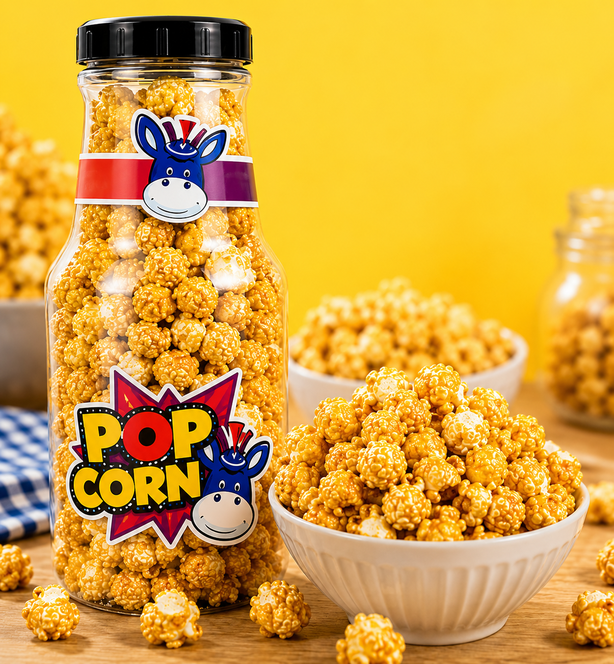 ChatGPT Image Jun 14, 2026, 09_43_51 PM Royal Caramel Popcorn 260g big tub - Image 1