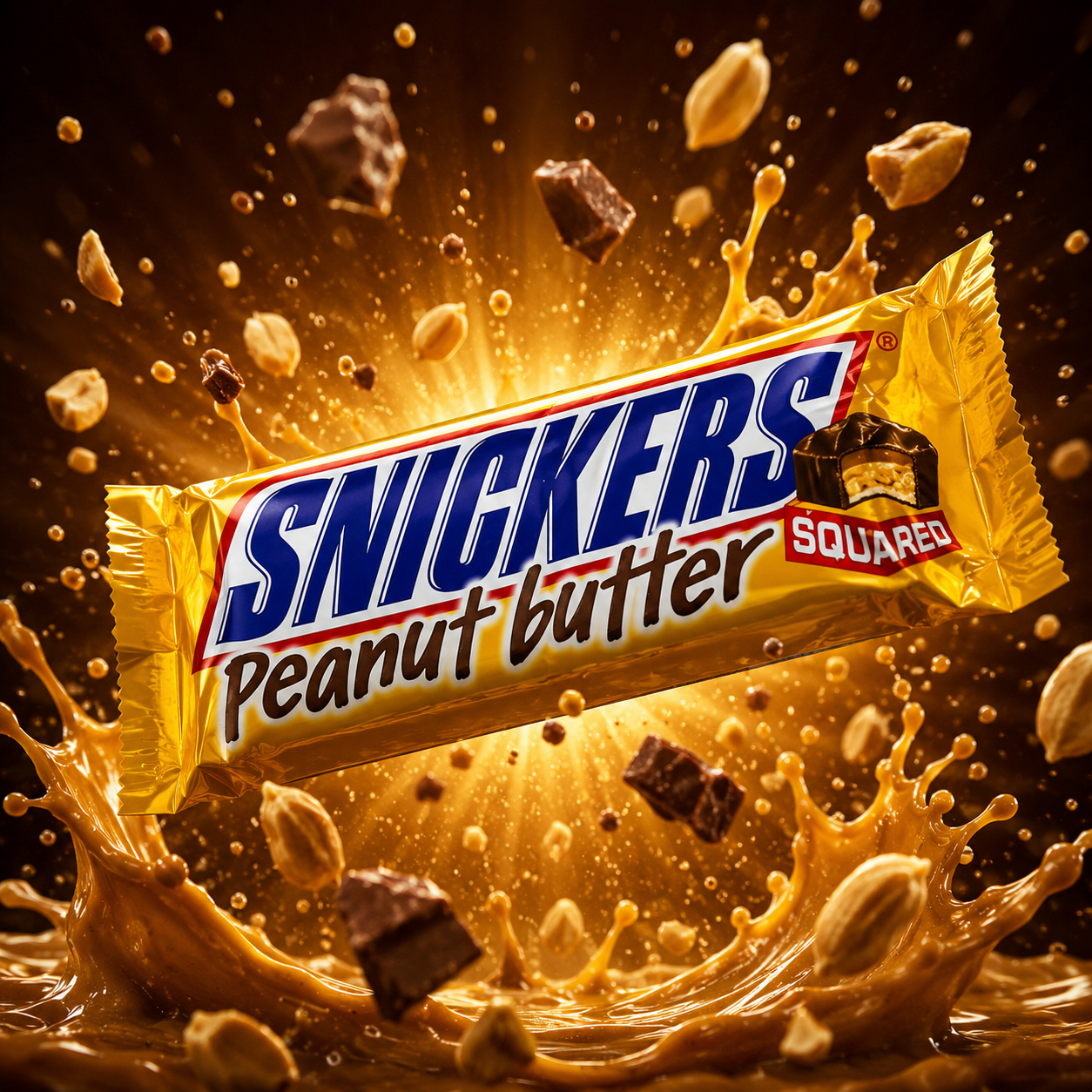 ChatGPT Image Jun 15, 2026, 01_15_27 PM Snickers Peanut Butter 2 Square Pieces 50.5g - Image 1
