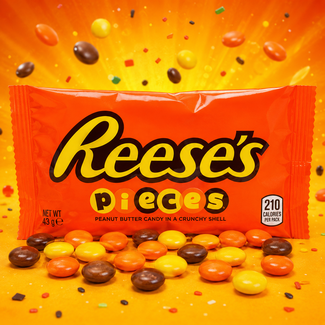 ChatGPT Image Jun 15, 2026, 06_53_29 PM Reese's Pieces 43g Packet - Image 1