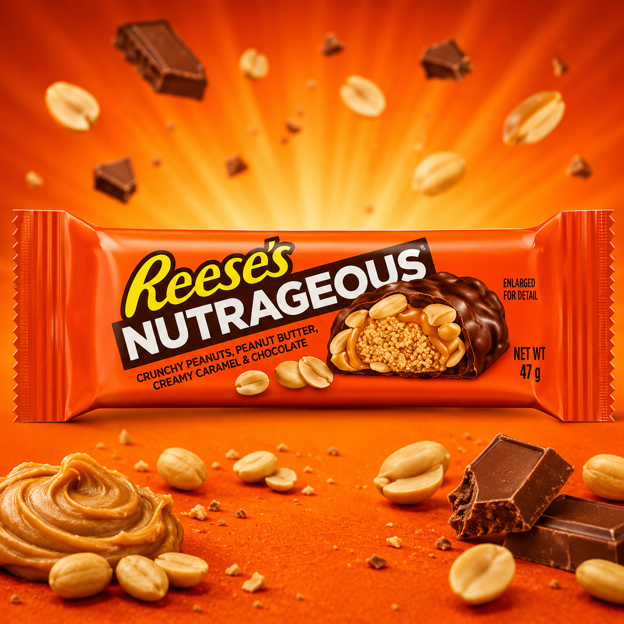 ChatGPT Image Jun 15, 2026, 07_00_15 PM Reese's Nutrageous Bar 47g - Image 1