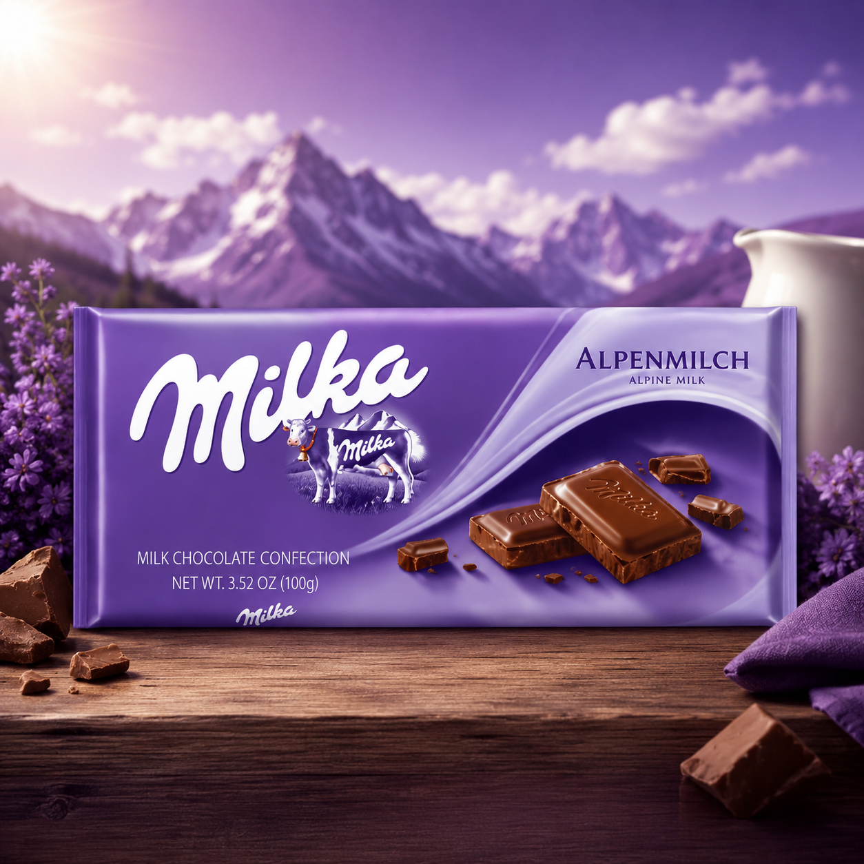 ChatGPT Image Jun 15, 2026, 10_00_45 PM Milka Choco Milk 90g - Image 1