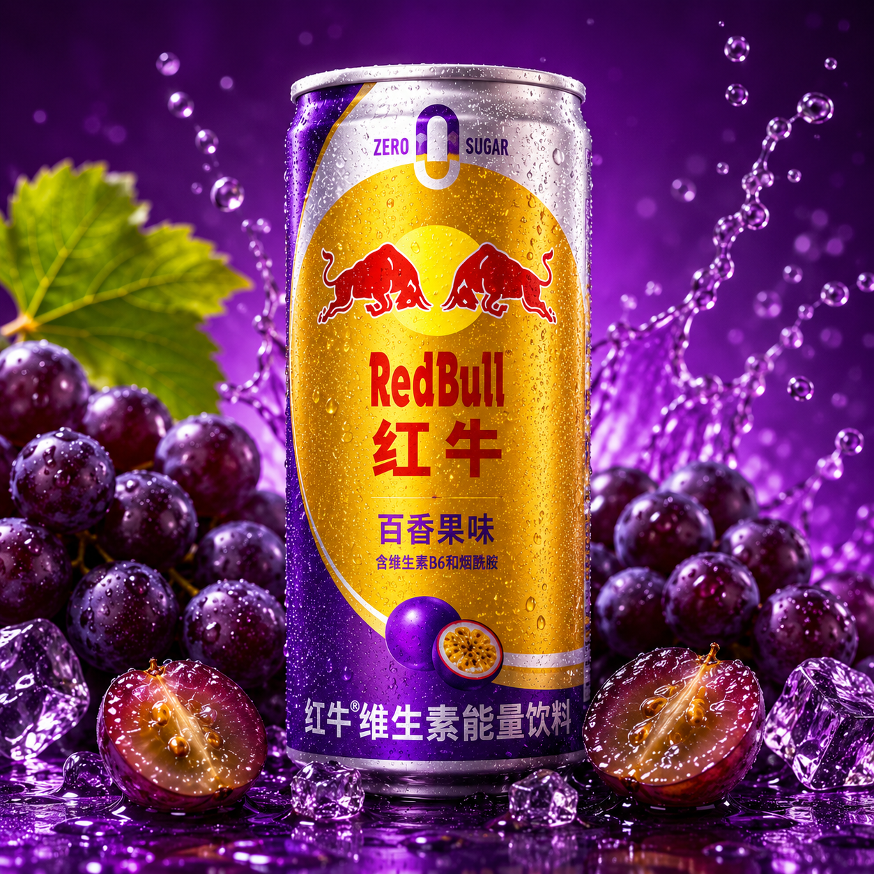 ChatGPT Image Jun 15, 2026, 12_46_59 PM Red Bull Mixed Fruit Flavors 325ml Passionfruit - Image 1