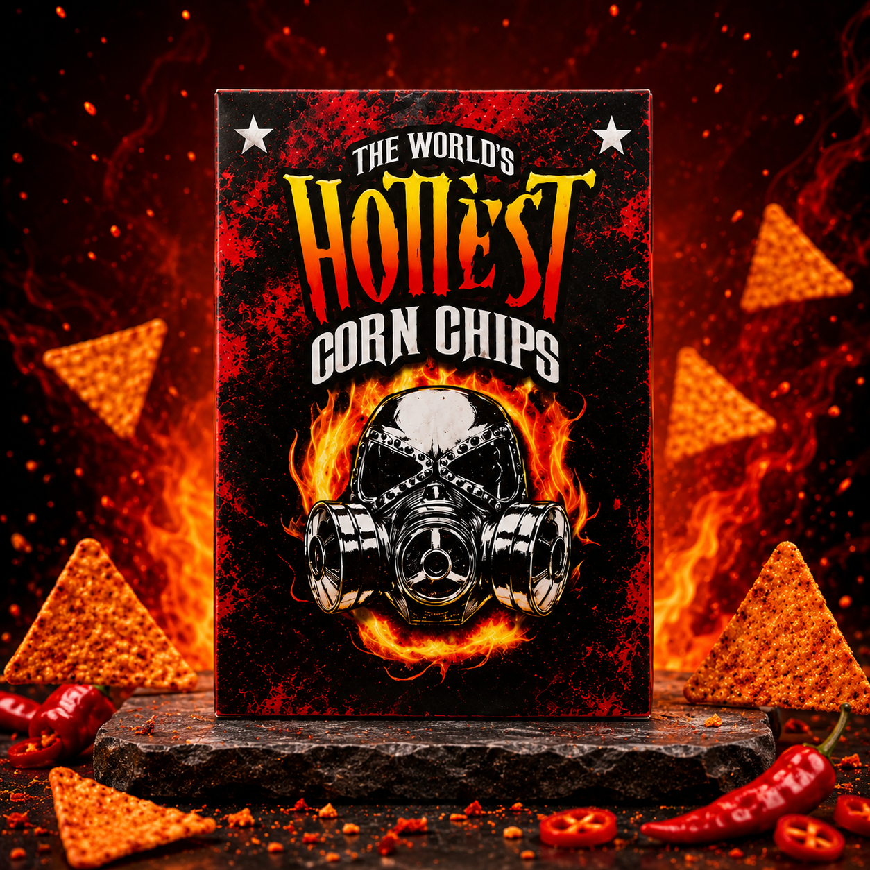 ChatGPT Image Jun 16, 2026, 01_12_58 PM The World's Hottest Corn Chips 50g - Image 1