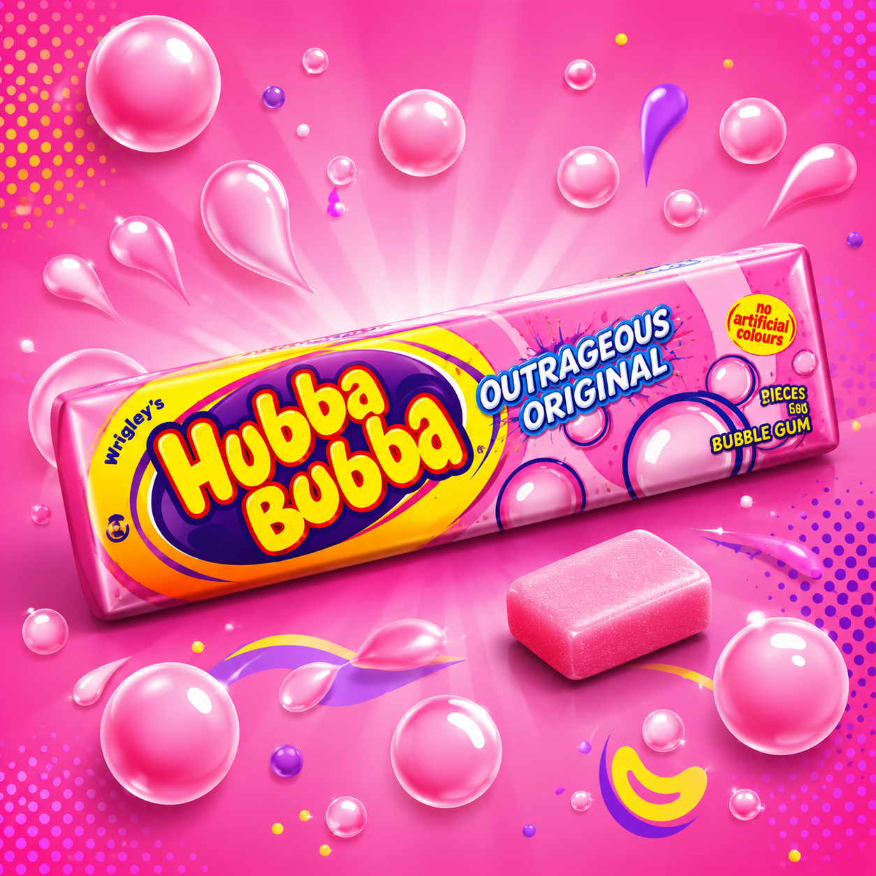 ChatGPT Image Jun 16, 2026, 05_53_20 PM Hubba Bubba Soft Bubble Gum Outrageous Original 35g - Image 1