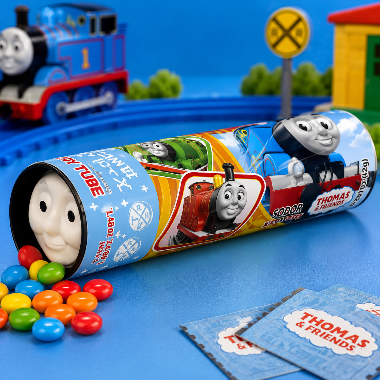 ChatGPT Image Jun 16, 2026, 10_11_48 PM Lotte Ramune Candy Thomas & Friends 23g - Image 1