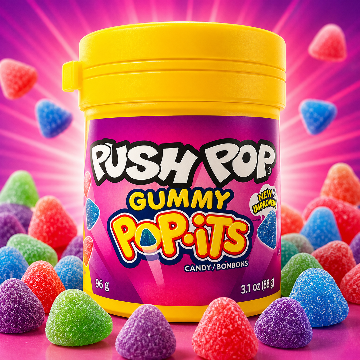 ChatGPT Image Jun 17, 2026, 02_34_09 PM Push Pop Gummy Pop Its Candy 58g - Image 1