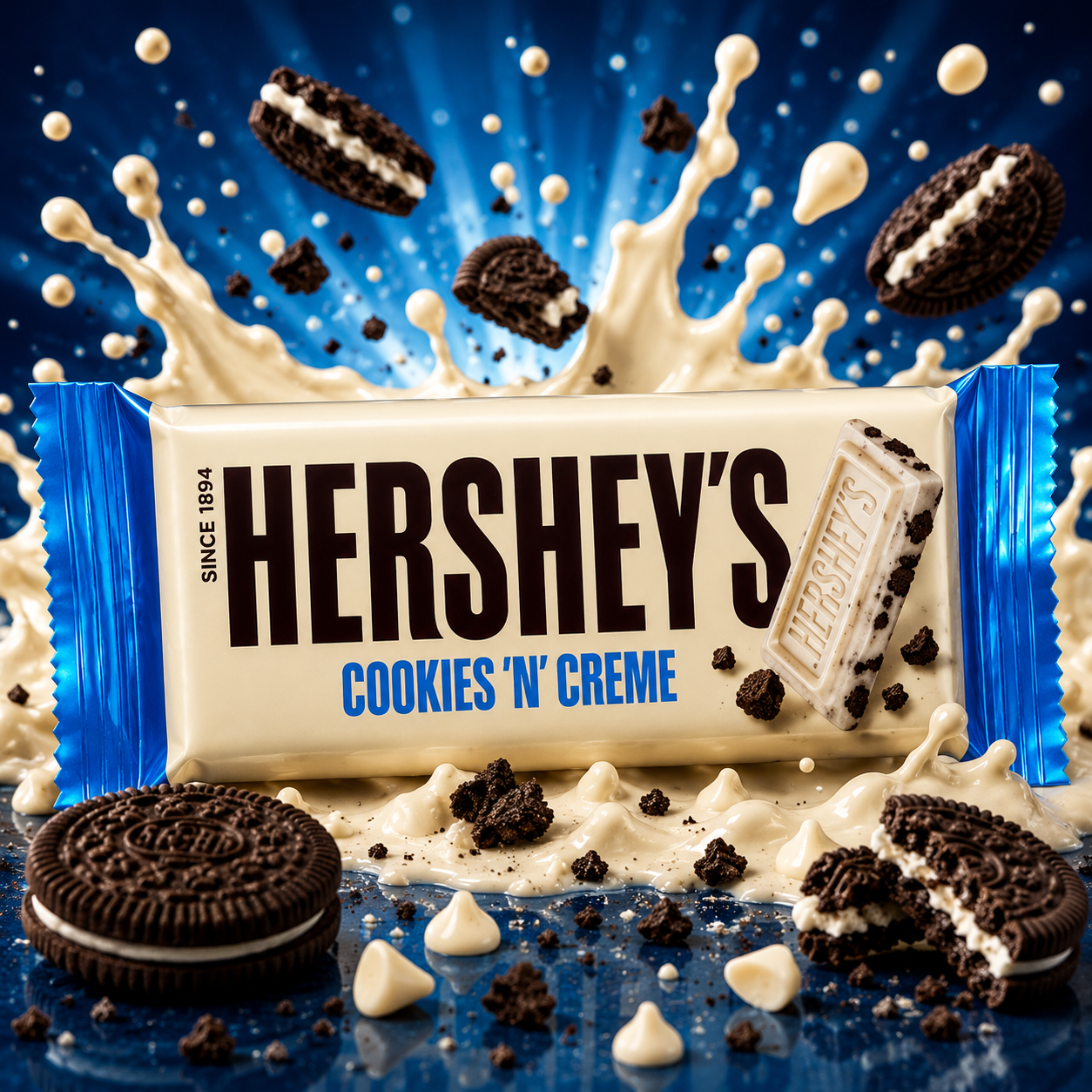 ChatGPT Image Jun 17, 2026, 06_03_13 PM Hershey's Cookies & Cream Bar 43g - Image 1