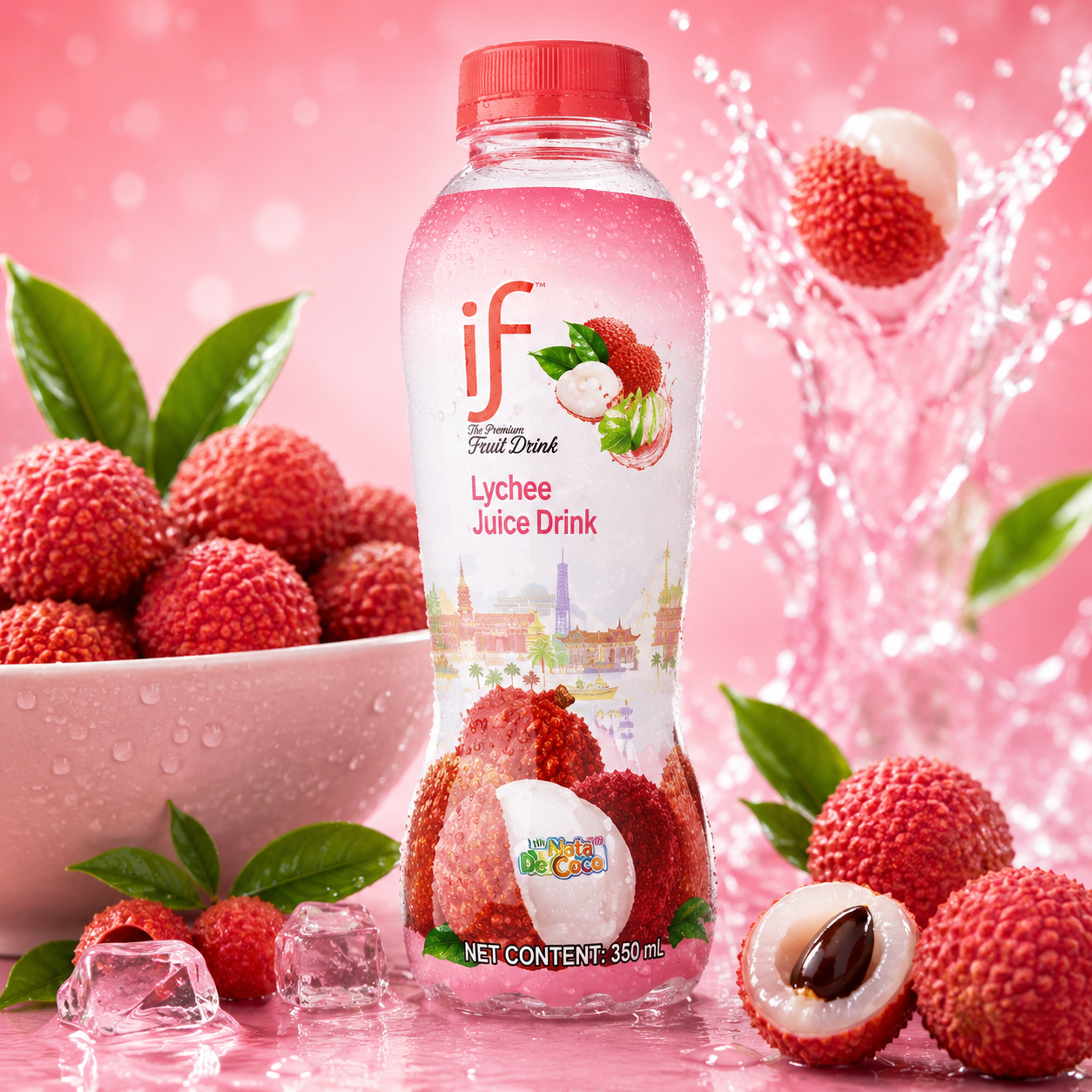 ChatGPT Image Jun 17, 2026, 07_33_12 PM If Lychee Juice Drink 350ML - Image 1