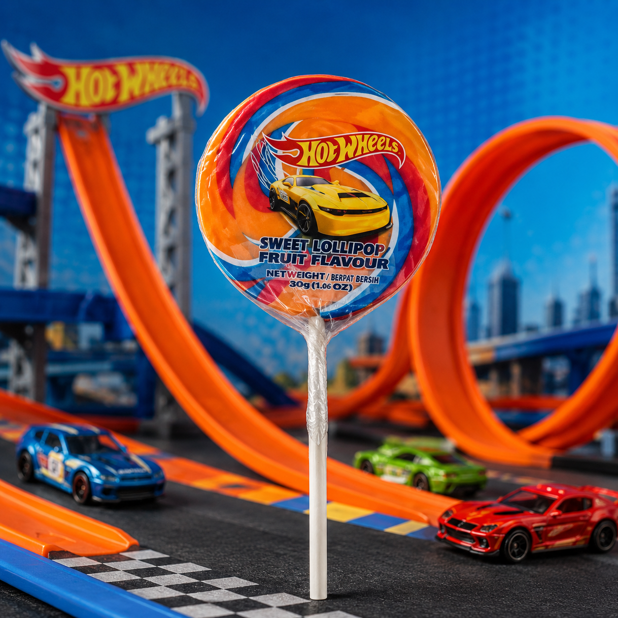 ChatGPT Image Jun 17, 2026, 09_41_39 PM Hot Wheels Lollipop 100g - Image 1