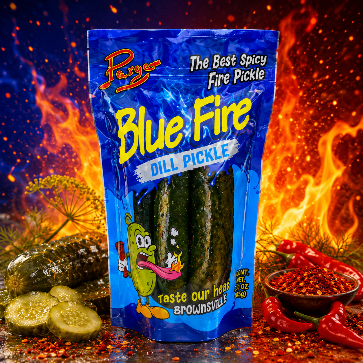 ChatGPT-Image-Jun-17-2026-09_54_27-PM.png Parga Blue Fire Dill Pickle 28g - Image 1