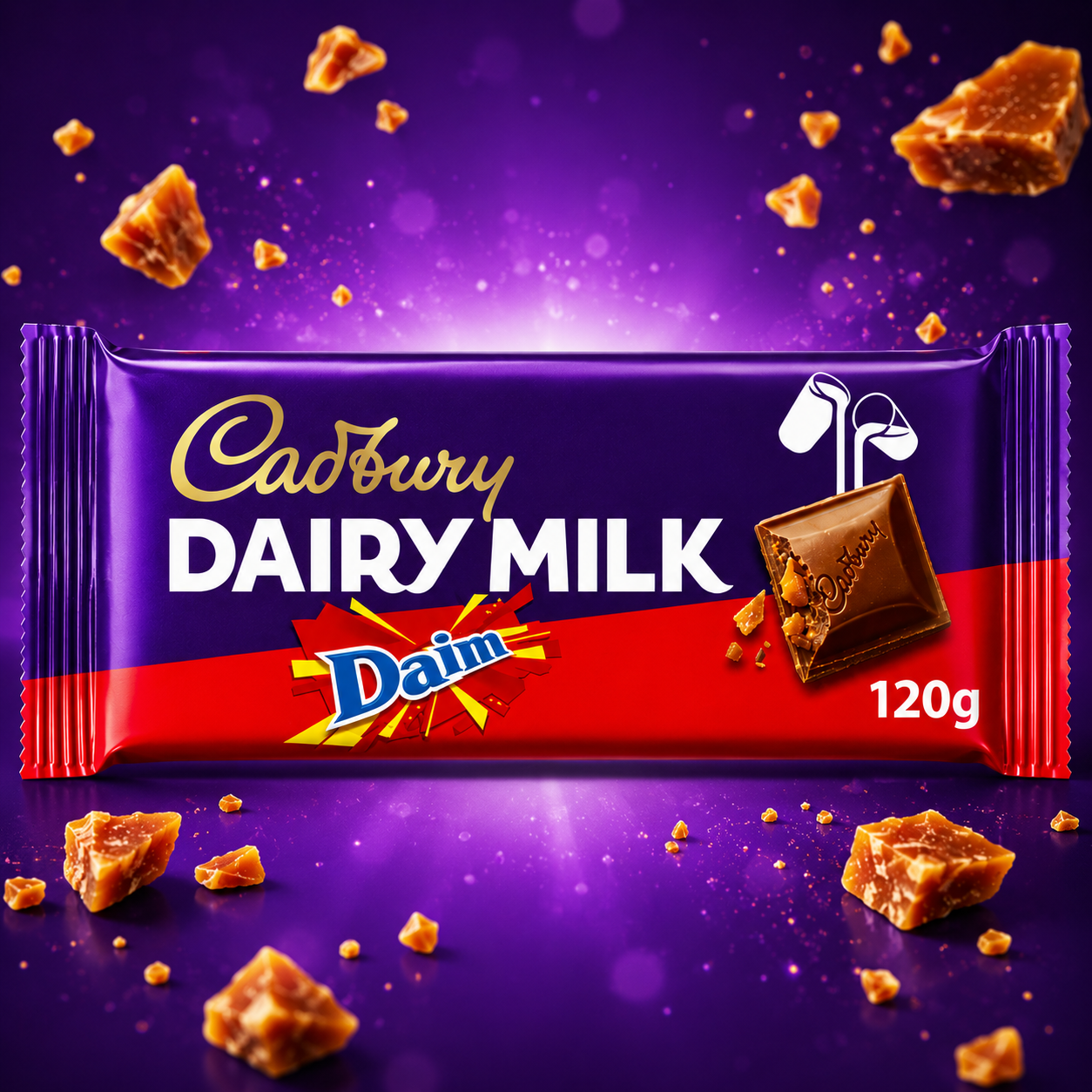 ChatGPT-Image-Jun-17-2026-10_12_08-PM.png UK Cadbury Dairy Milk Daim Chocolate 120g - Image 1