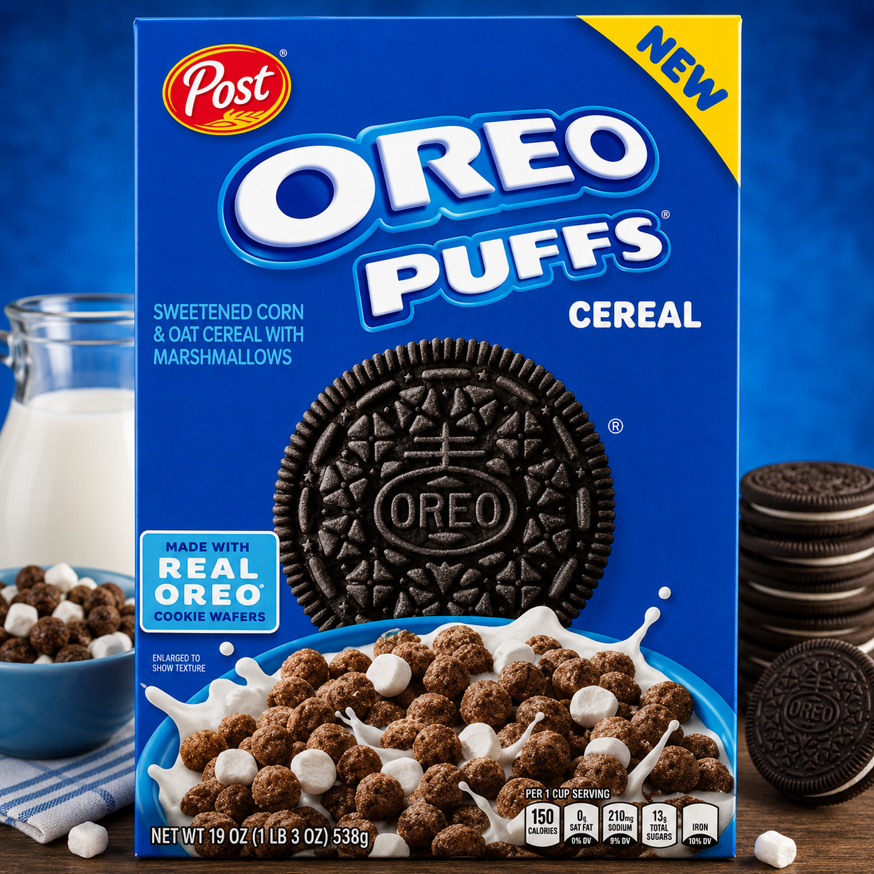 ChatGPT Image Jun 17, 2026, 12_00_06 PM Oreo Puffs Cereal 283g - Image 1