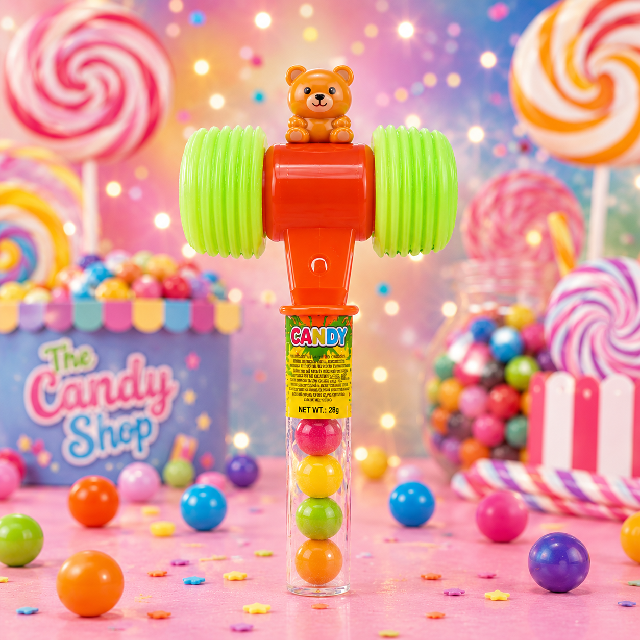 ChatGPT Image Jun 18, 2026, 11_40_35 AM Hammer Candy With Bear Toy Long Stick - Image 1