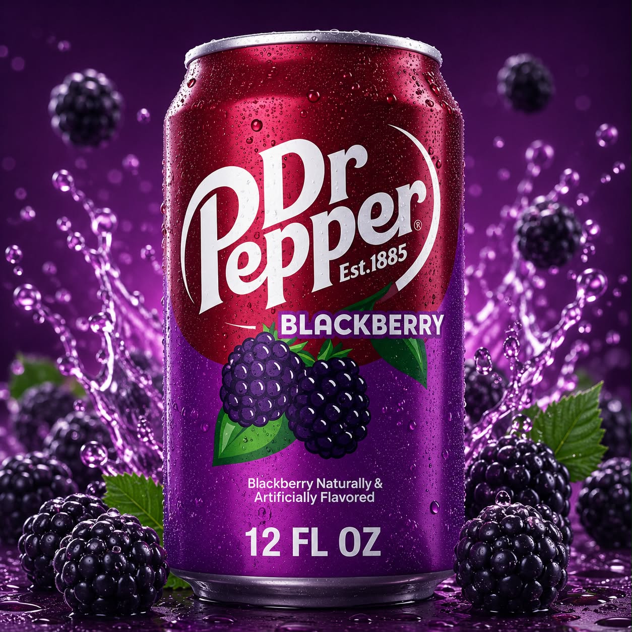 WhatsApp Image 2026-06-18 at 20.58.47 Dr Pepper Blackberry 355ml Can - Image 1