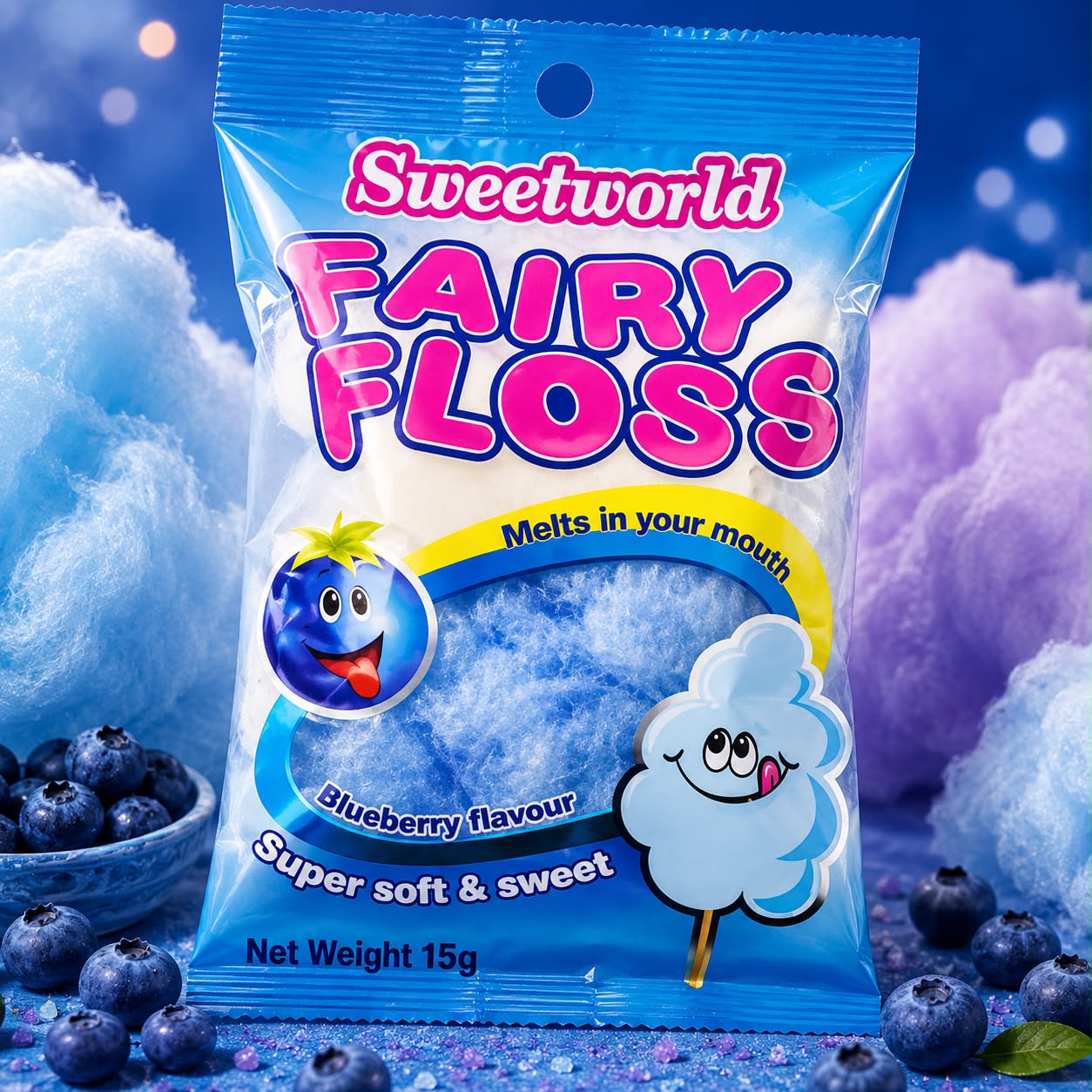 WhatsApp Image 2026-06-18 at 21.07.19 Sweetworld FairyFloss Blueberry Flavour 15G - Image 1
