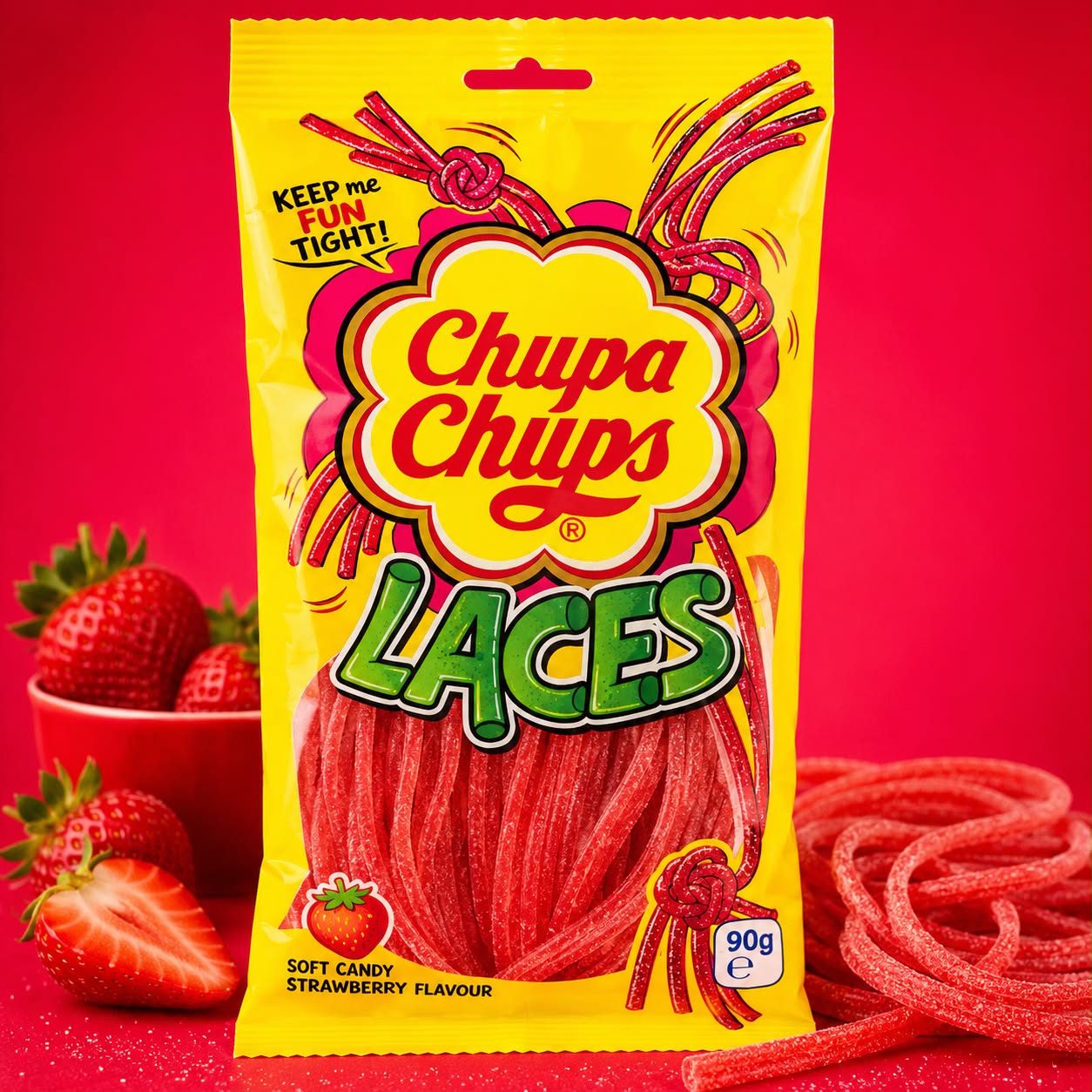 WhatsApp Image 2026-06-18 at 21.12.05 UK Chupa Chups Laces Strawberry 90g - Image 1