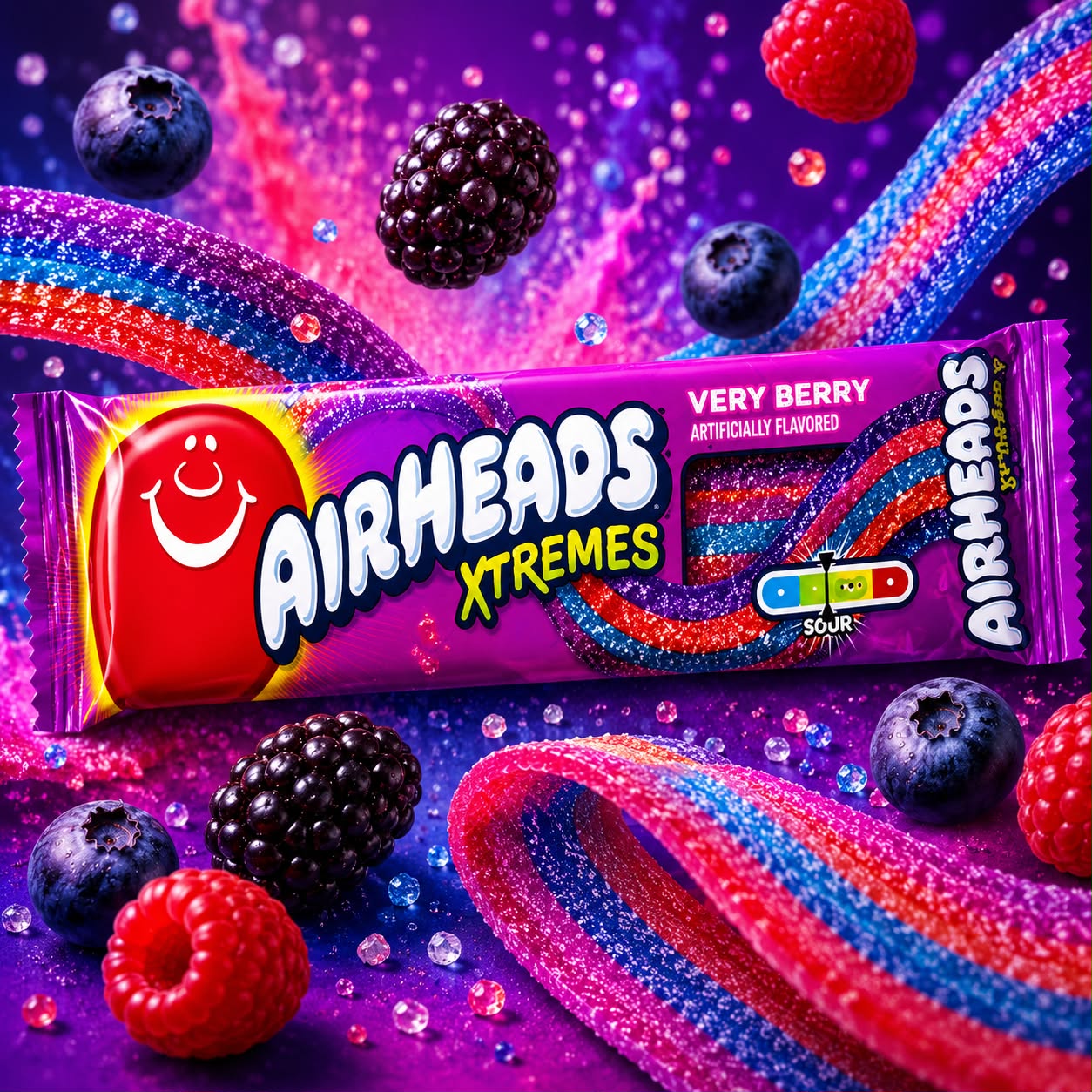 WhatsApp Image 2026-06-18 at 21.41.35 Airheads Xtremes Very Berry 57g - Image 1