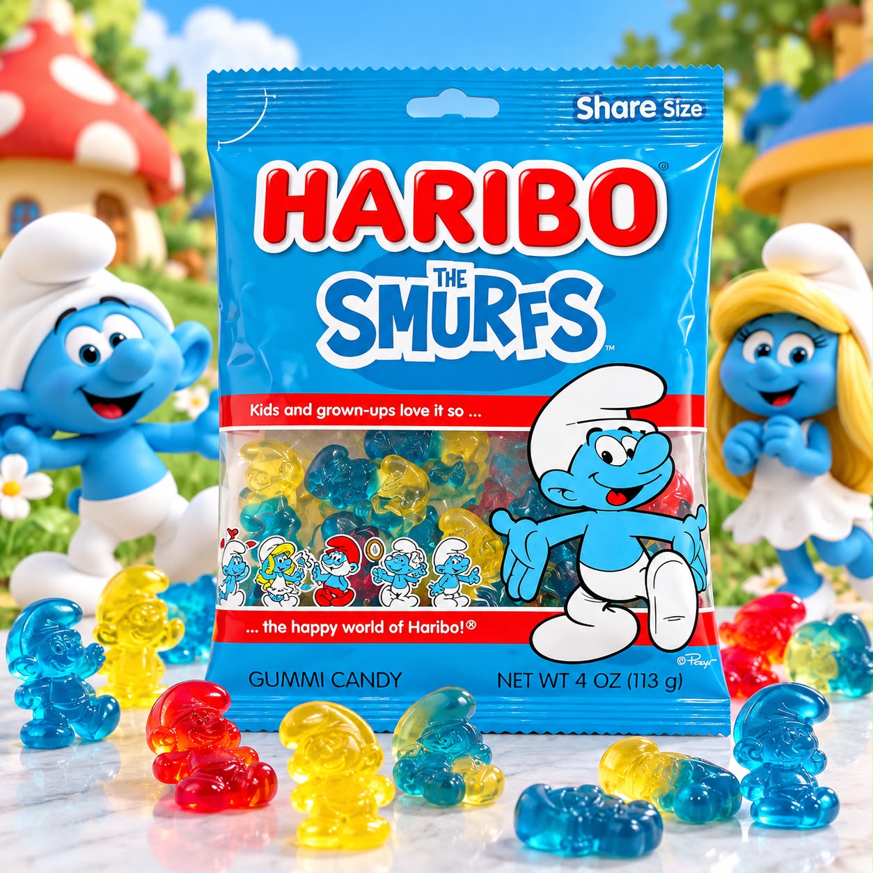 WhatsApp Image 2026-10-30 at 3.16.13 PM Haribo Smurfs 113g - Image 1