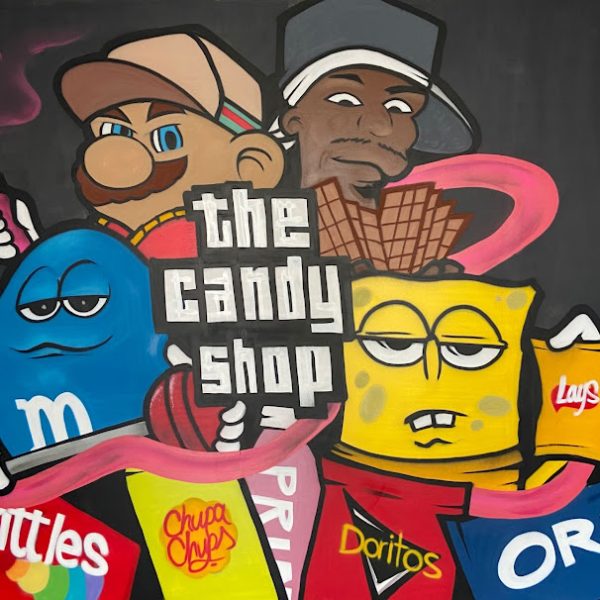 candyshop outlet wall mural