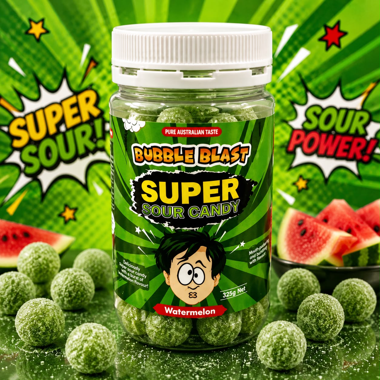 WhatsApp-Image-2026-07-15-at-20-46-36.jpeg Bubble Blast Super Sour Candy Watermelon 200G - Image 1