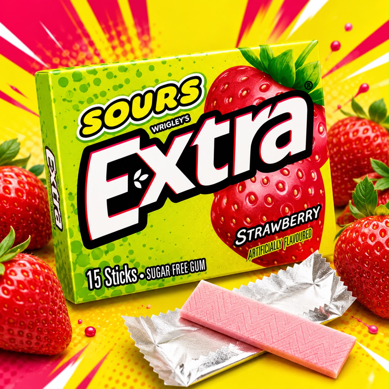 WhatsApp-Image-2026-07-15-at-20-51-43.jpeg Wrigley's Extra Sour Strawberry 15 Sticks - Image 1