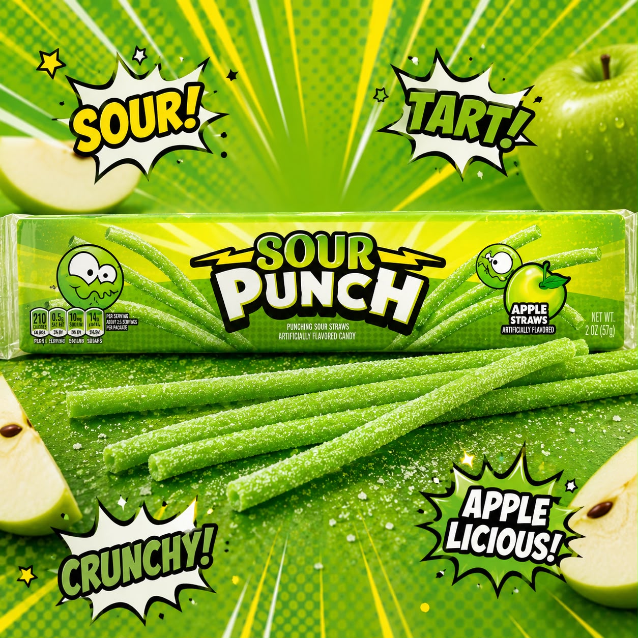 WhatsApp-Image-2026-07-15-at-20-56-31.jpeg Sour Punch Straws Apple 57g - Image 1
